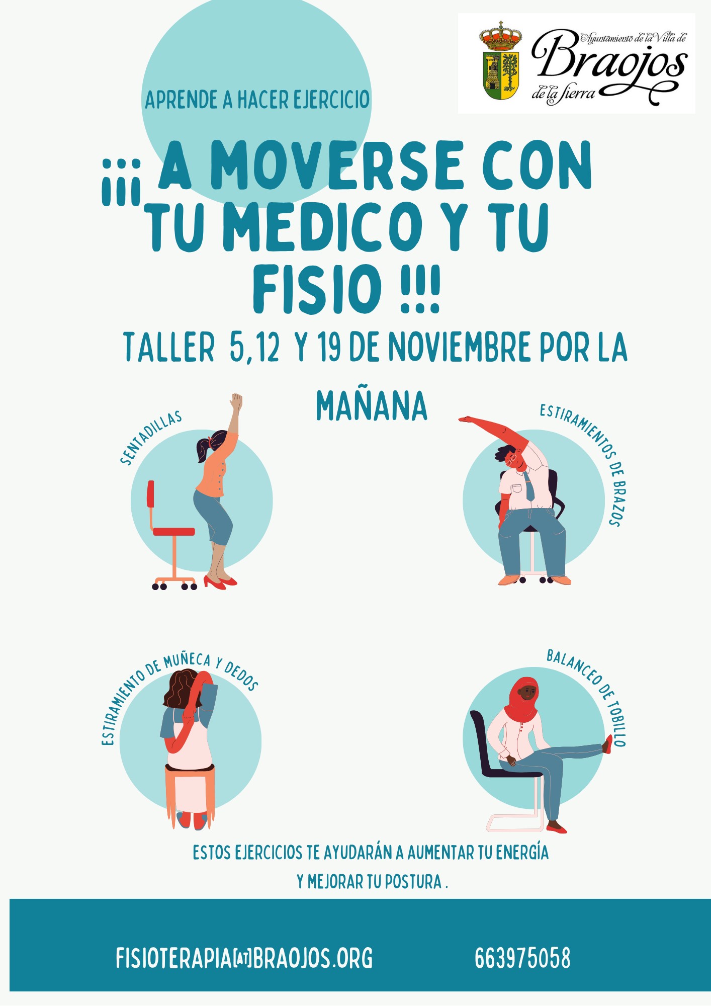 ¡A moverse con tu médico y tu fisio!