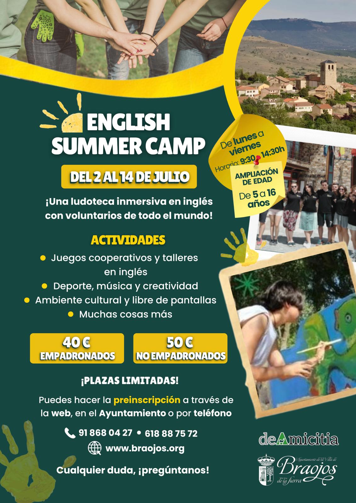 campamento ingles 2025
